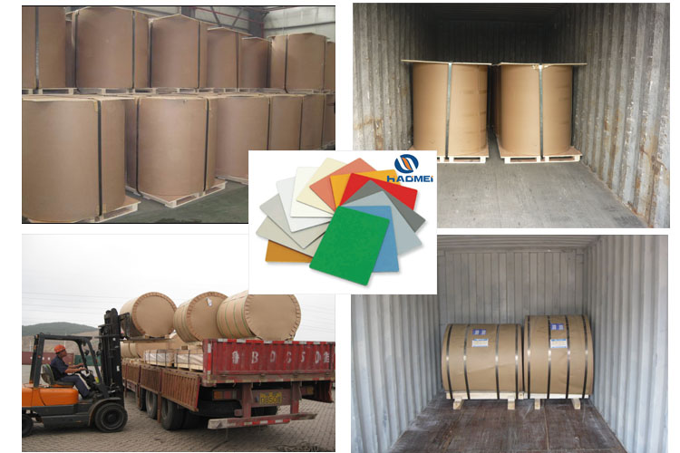PVDF Color coated aluminum coil Packing
